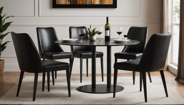 Top 5 chaises en simili cuir noir pour restaurants à séville
